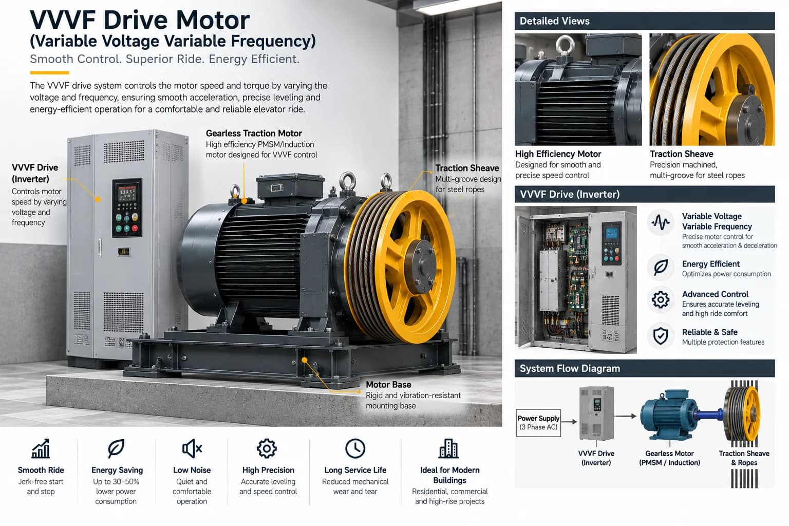 VVVF Drive (Variable Voltage Variable Frequency)
